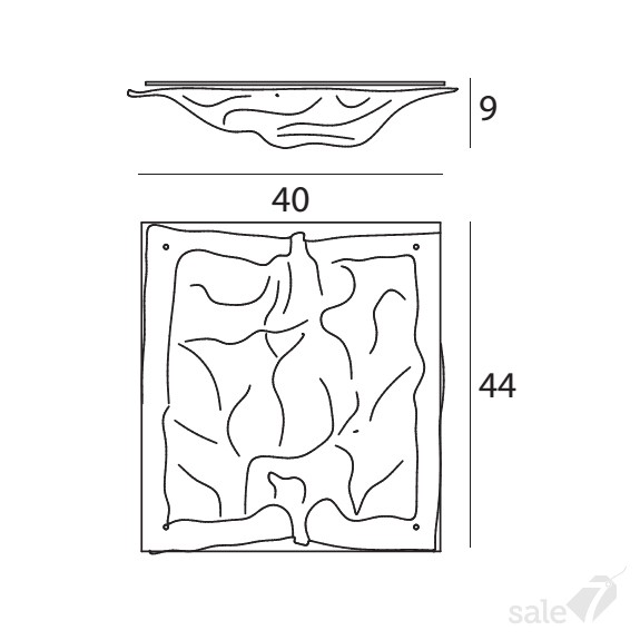 Linea Light 90214 bianco Iceberg универсальный 91072 - Вид №1