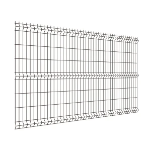 3D панель для забора Fine 2.5x1.53 м RAL 8017 коричневый 3 ребра