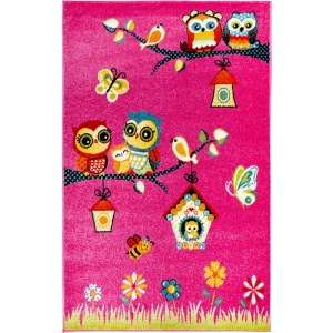 Ковёр Art Kids LM05, 1x1.5 м, цвет розовый