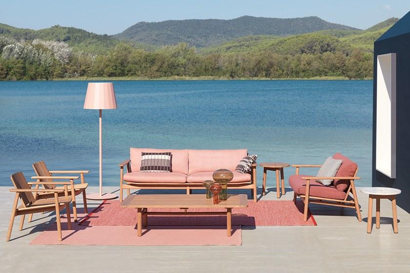 Kettal 2-местный тканевый садовый диван Riva #26400 - Вид №3