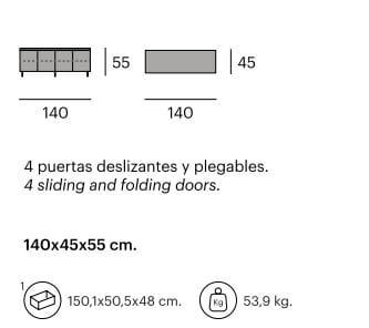 ТВ-шкаф из тикового дерева Pilma Майорка ARCH-00027931 - Вид №6