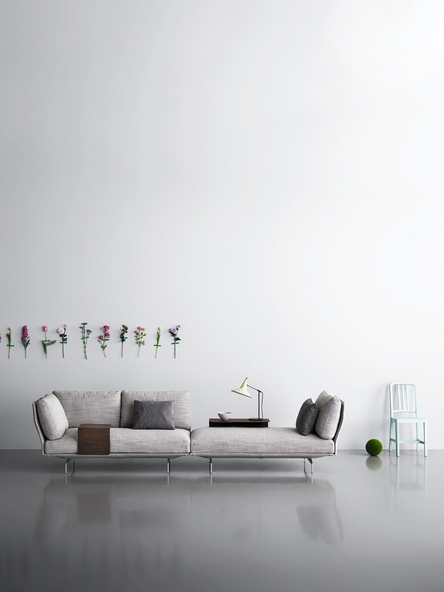 Съемный диван из ткани Saba Italia Avant-Après ARCH-00007680 - Вид №8