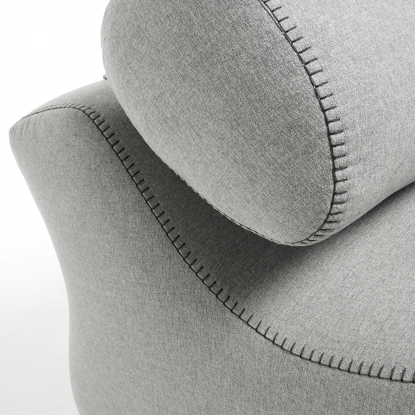 048002 Кресло серое La Forma Club - Вид №4