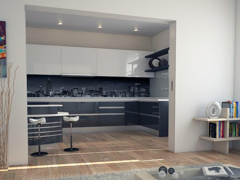 PROTEK® Прилавок для раздвижной двери с подставкой под телевизор Bigfoot® sun-id-1401391 - Вид №3