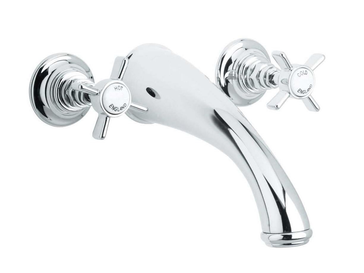 Настенный смеситель для ванны с 3 отверстиями Gentry Home Ascot ARCH-00094027