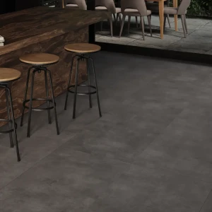 Глазурованный керамогранит Ceramente Stellare Cement Pro Grey 60x120 см 1.44 м² матовый цвет темно-серый 89020218 STLM-2039888