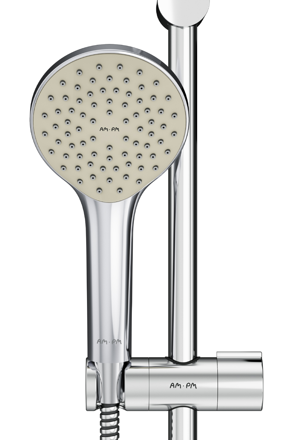 F0190000 душ.комплект: ручн.душ 1 ф-ция d 110 мм штанга 700 шланг 1 750 мм хром шт. AM.PM Gem - Вид №4