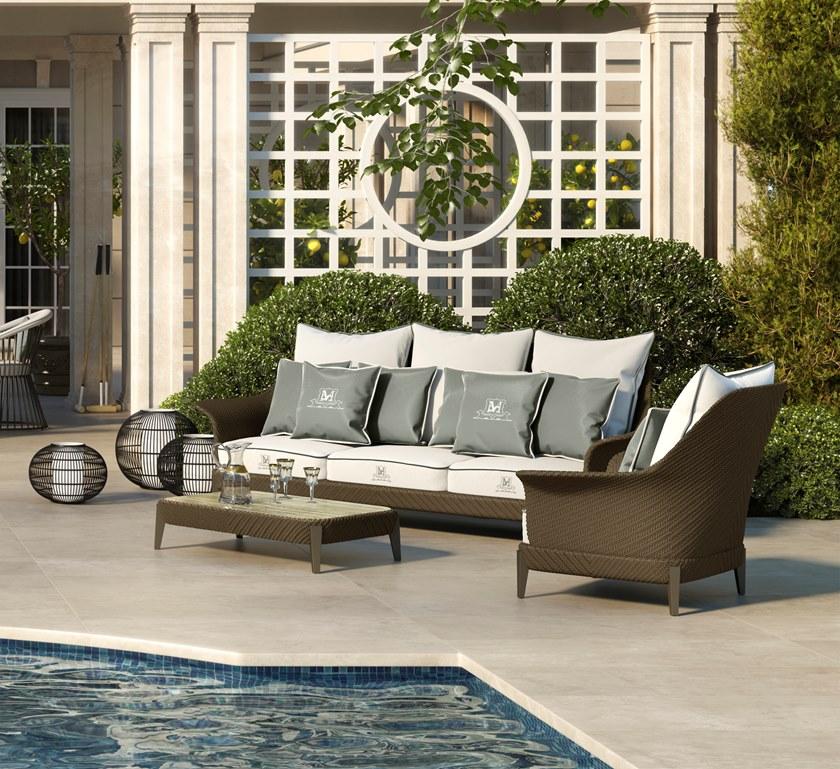 Samuele Mazza Outdoor Низкий садовый стол из смолы Aralia sun-id-1490493 - Вид №3