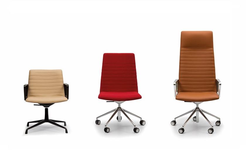 Andreu World Кресло руководителя поворотное на 4 спицы с высокой спинкой Flex executive So1846 - Вид №2