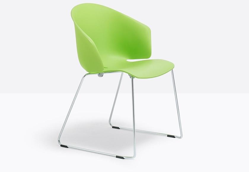 Pedrali Стул из полипропилена, штабелируемый салазками Grace 411 - Вид №5