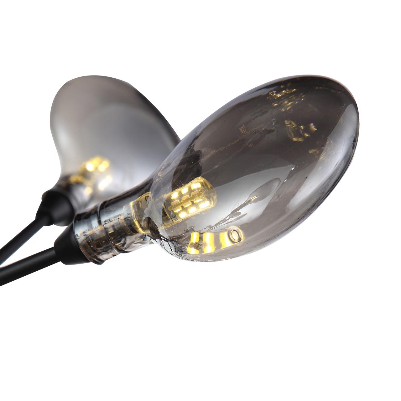 Подвесная люстра ST Luce Riccardo SL411.413.45 ST LUCE ДИЗАЙНЕРСКИЕ, RICCARDO 328596 Хром;прозрачный  - Вид №1