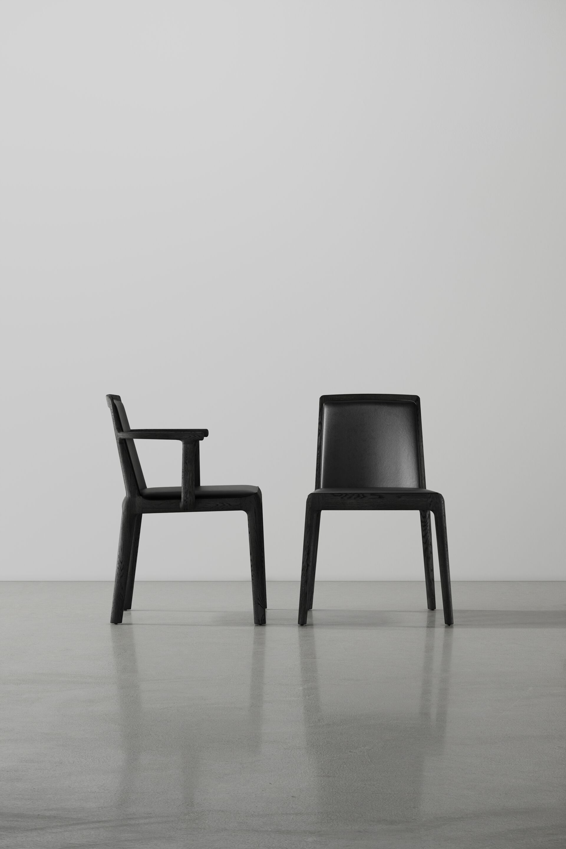 Кожаный мягкий стул District Eight Nôm ARCH-00058397 - Вид №5