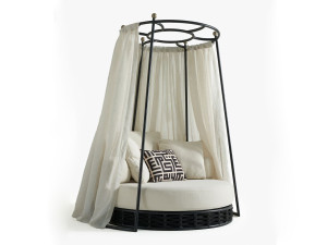 Круглая Садовая кровать с навесом с навесом