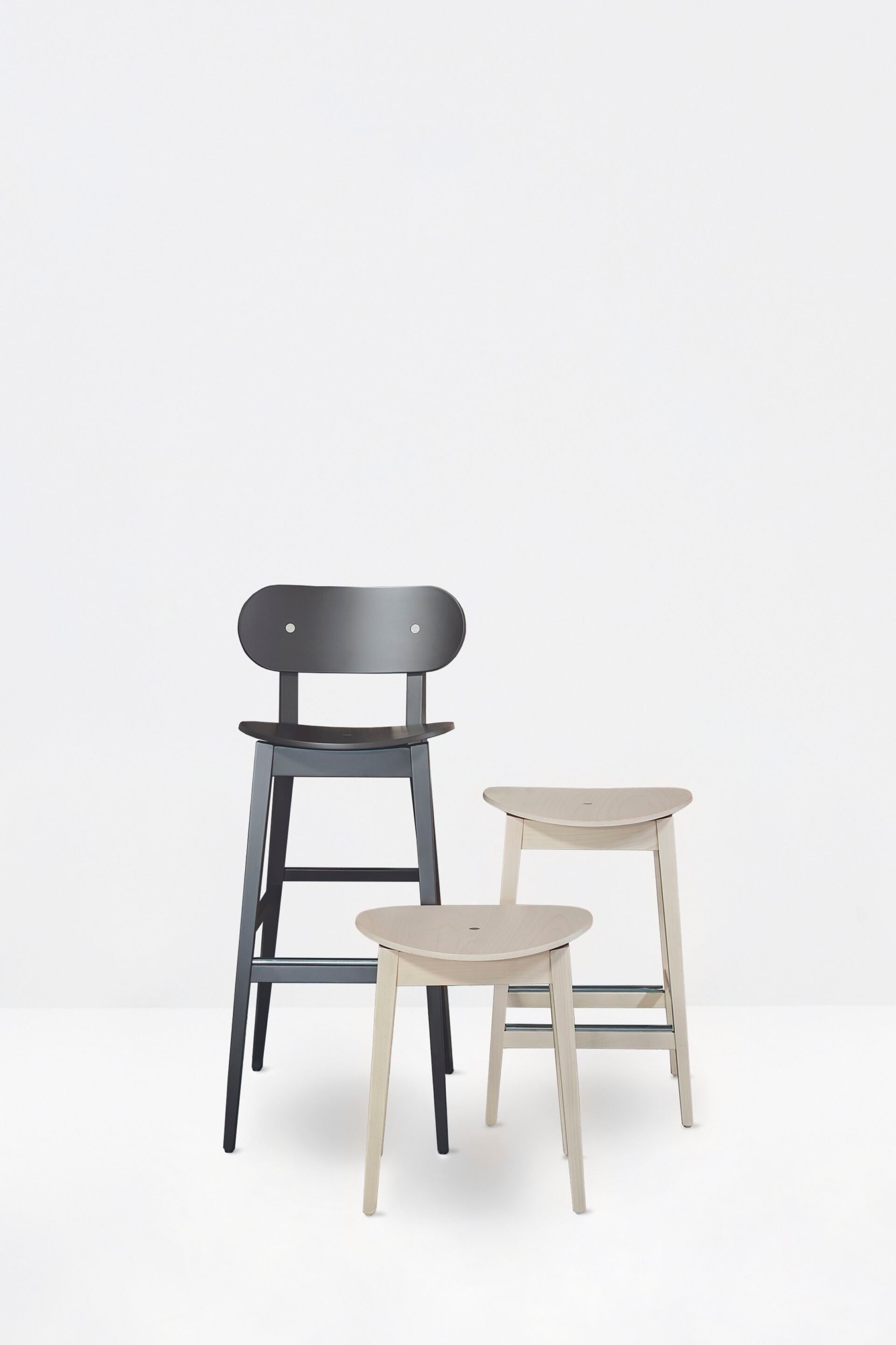 Низкий стул из бука Billiani Gradisca ARCH-00062644 - Вид №1