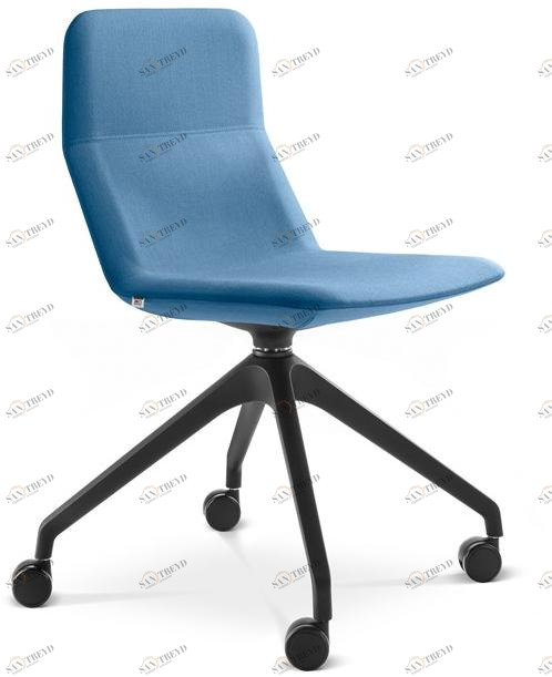 LD Seating Офисное кресло из ткани с колесами на козелке Flexi sun-id-1360840