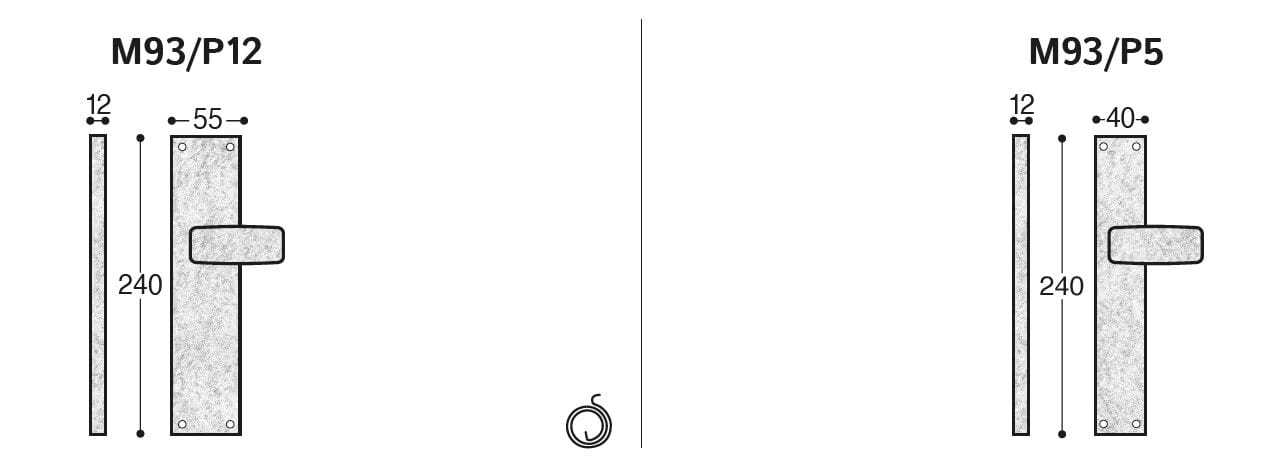 Бронзовая ручка на пластине GIARA ART DESIGN-BRONZE Langhe ARCH-00034088 - Вид №2