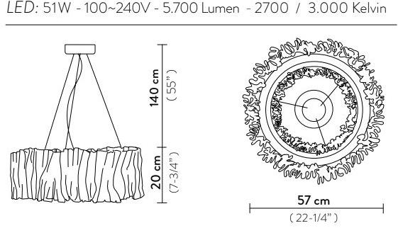 Slamp Светодиодная подвесная лампа Accordéon sun-id-1459478 - Вид №11