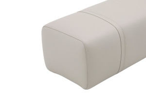 Кожаная мягкая скамья