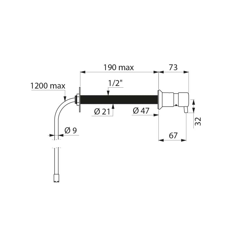 729150 Диспенсер для жидкого мыла DELABIE  - Вид №1