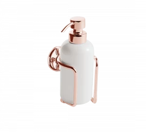 Gentry Home Керамический держатель стакана St James Розовое золото GH102950