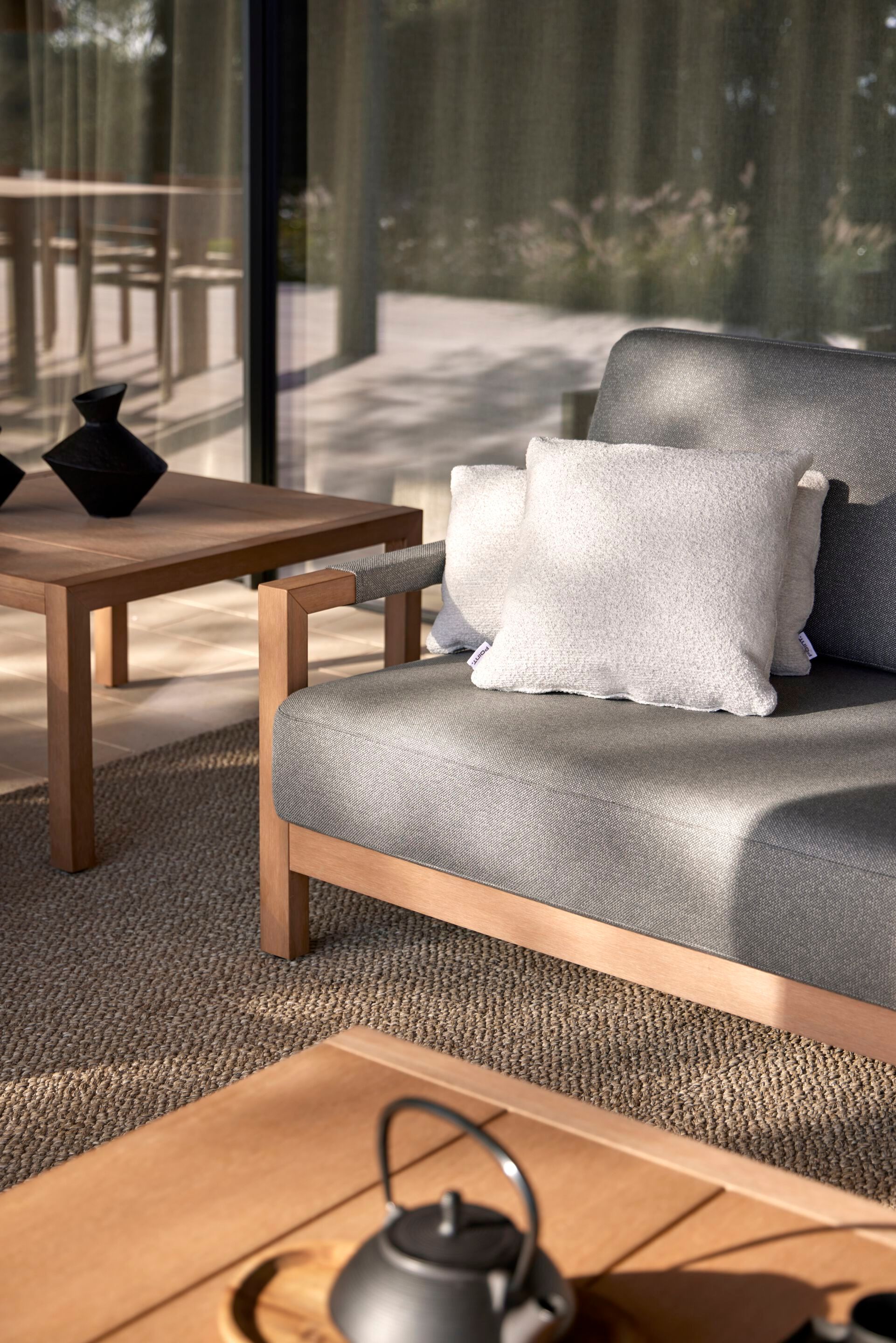 3-местный тканевый садовый диван POINT Kubik ARCH-00062267 - Вид №5