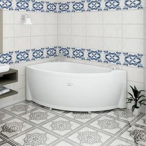 Акриловая ванна Бергамо 168х100 (левосторонняя), каркас