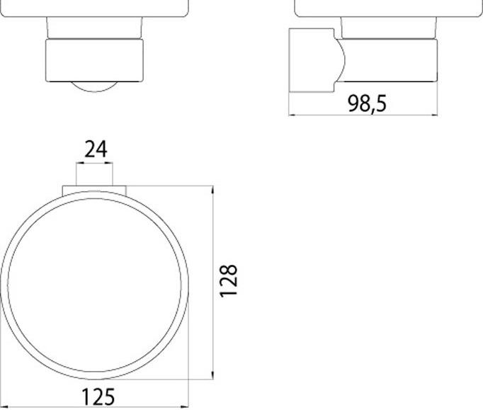 Emco Bad Portasapone a muro Fino 8430 001 00 - Вид №2