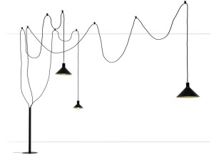 Металлический торшер