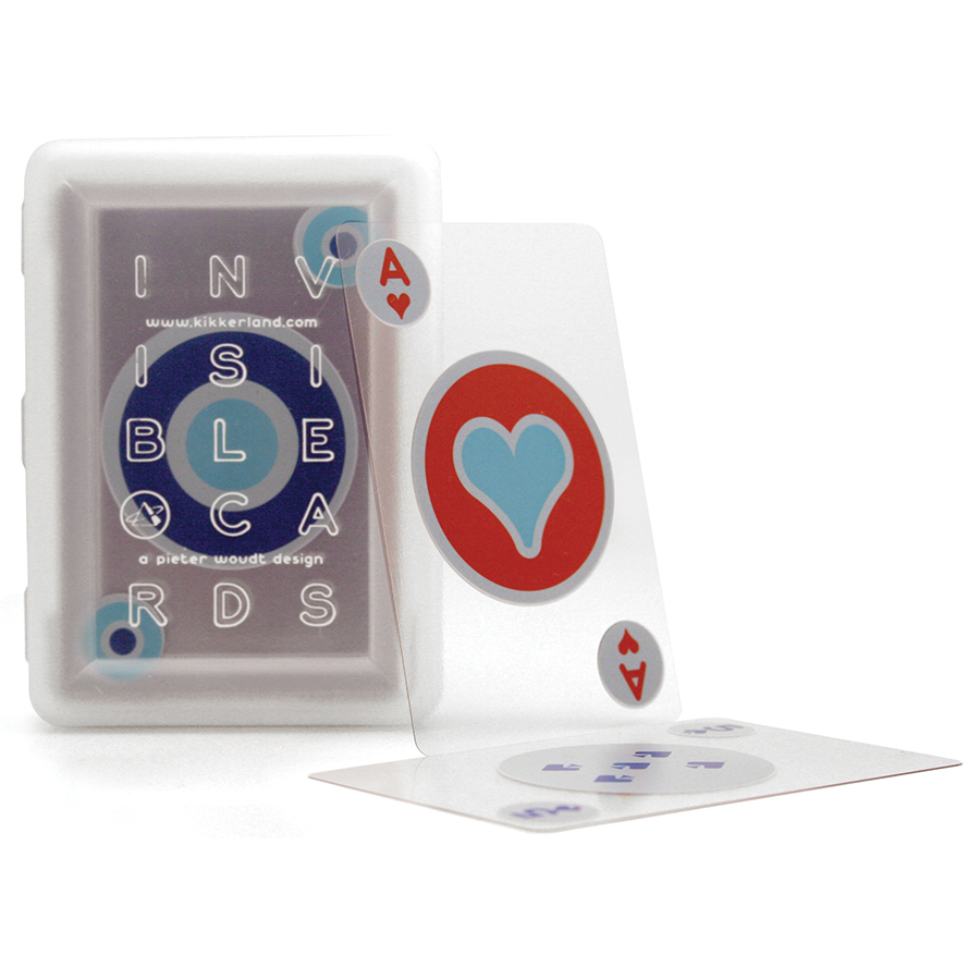 GG04-S Колода карт invisible Kikkerland 