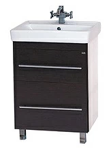 Тумба Елена-60 2 ящ. ВЕНГЕ направ. с доводчиком с раков. Дрея Q 60