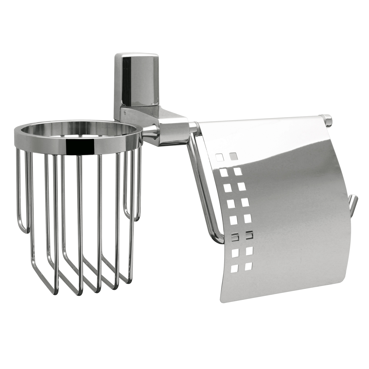 K-5059 Leine Держатель туалетной бумаги и освежителя WasserKRAFT Leine K-5000  - Вид №1