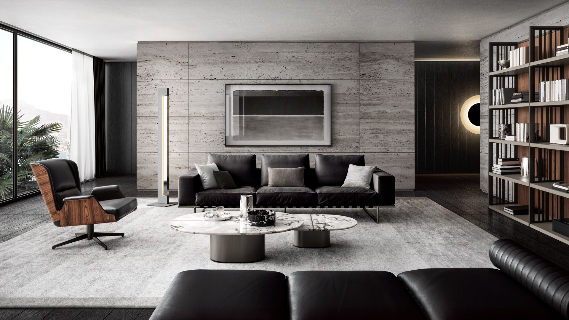 3-местный кожаный диван i 4 Mariani ARCH-00051452 - Вид №2