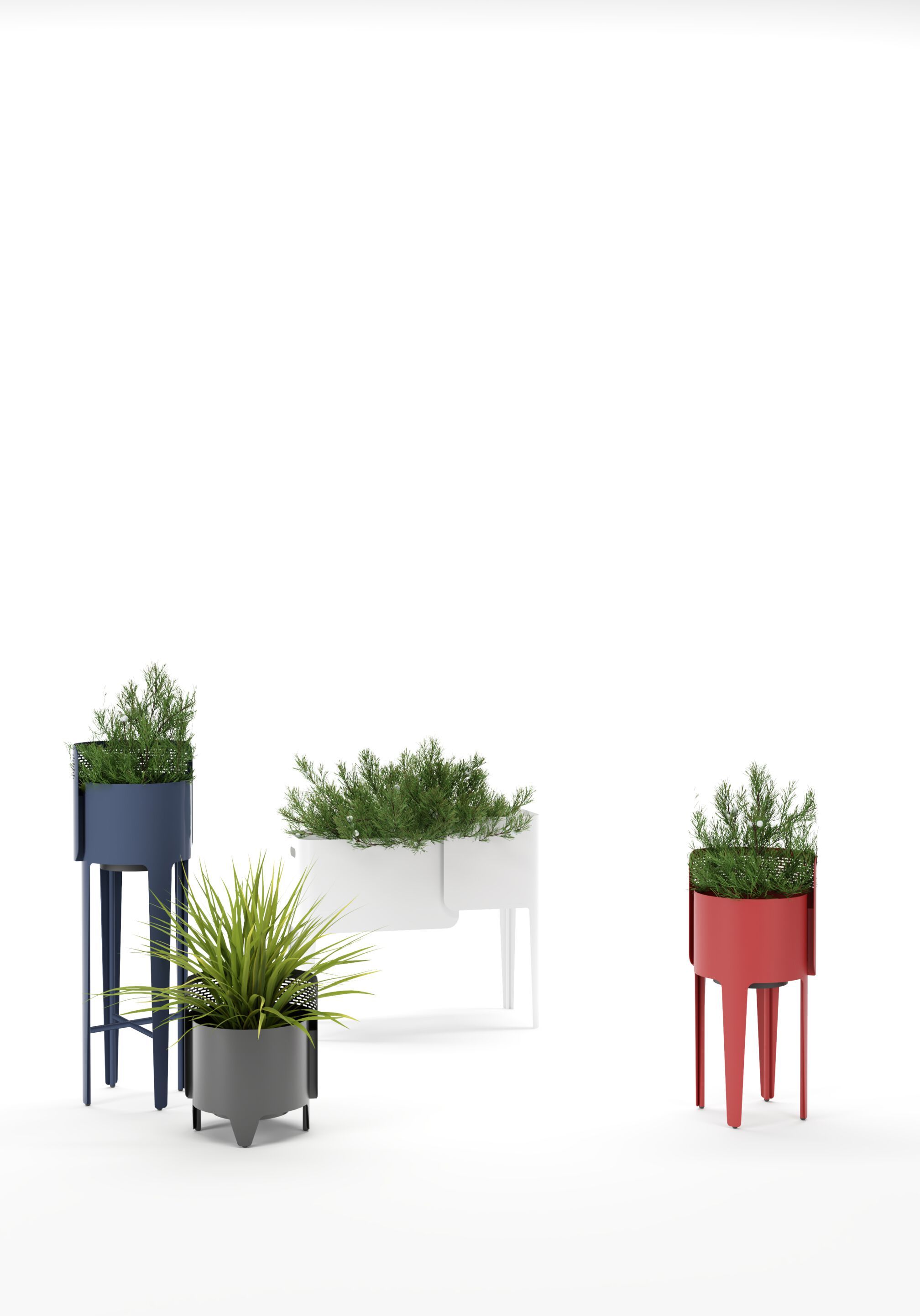 Высокая алюминиевая плантатор VINEKO Империя ARCH-00092255 - Вид №1