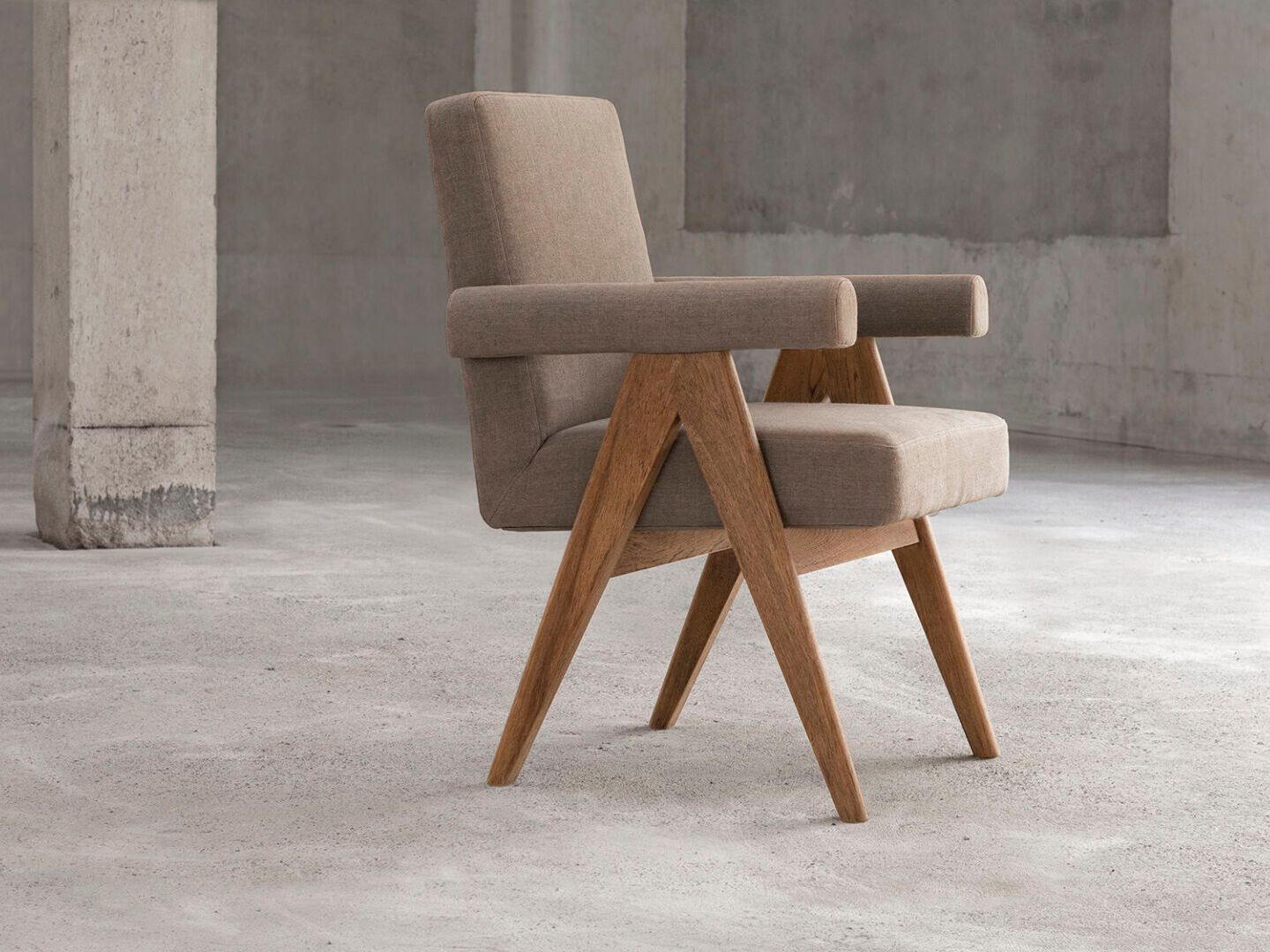 Мягкий тканевый стул с подлокотниками Phantom Hands Zanav ARCH-00117127 - Вид №5