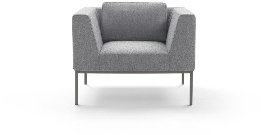 Marelli Кресло с обивкой из ткани с подлокотниками Brooklyn 9bro101 - Вид №1