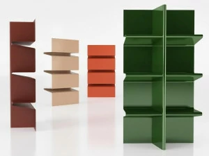 altreforme Модульный открытый книжный шкаф из алюминия Limited edition