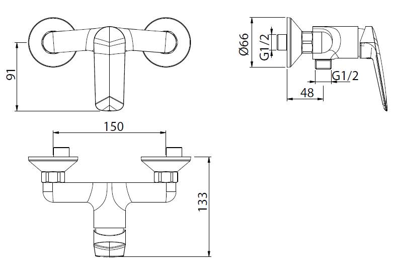 LGA00800 Смеситель M&Z Laguna Santreyd - Вид №1
