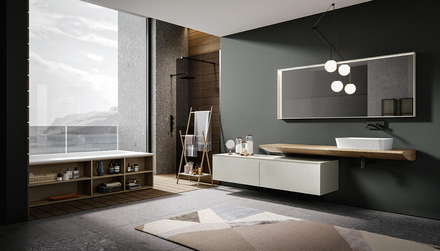 ED-ST32 Edone Зеркала в алюминиевой раме P6 С АЛЮМИНИЕВОЙ РАМОЙ P6 Встроенное светодиодное освещение  - Вид №1