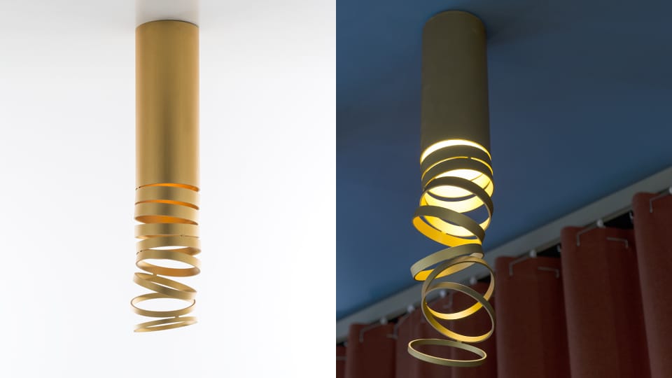 Анодированный алюминиевый светодиодный потолочный светильник Artemide Раскладной светильник ARCH-00048819 - Вид №3