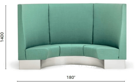 Pedrali Диван из ткани с высокой спинкой Modus 2.0 sun-id-1482604 - Вид №2