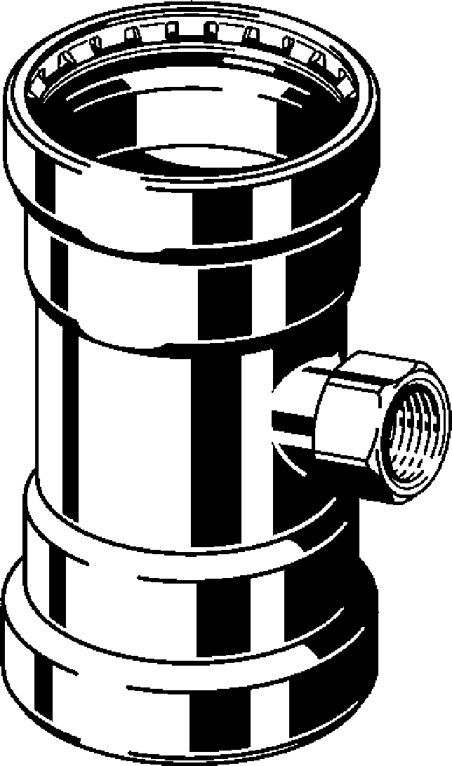 Viega Тройник Megapress S XL 4217.2XL (752101) 752 101 - Вид №1