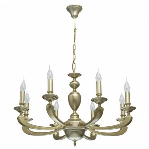 Подвесная люстра MW-Light Дэль Рей 4 700010908 MW-LIGHT ДИЗАЙНЕРСКИЕ, ДЭЛЬ РЕЙ 187443 Золотой