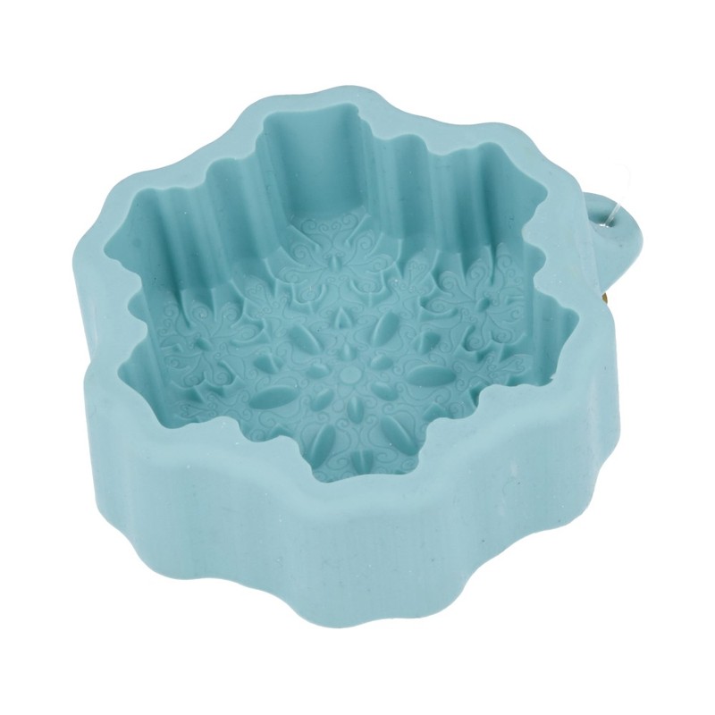 34 Форма для мыла ActivSoap силикон "Снежинка кружевная" Арт.0 Выдумщики 