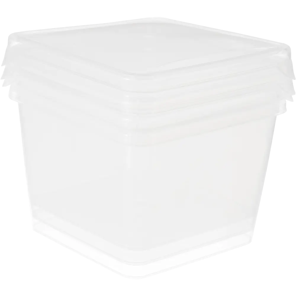 Емкость для заморозки Plast Team 0.75 л пластик цвет прозрачный 3 шт STLM-2020988 - Вид №2