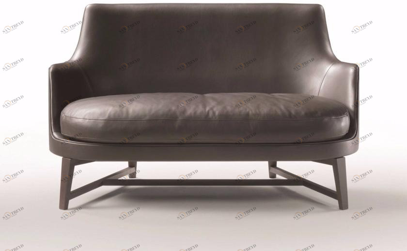 Flexform Кожаный диван Guscio sun-id-1507676
