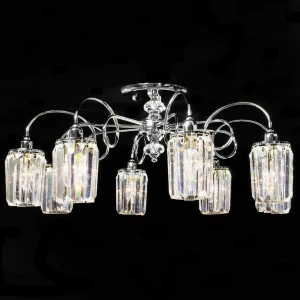 Потолочная люстра Citilux Синди CL330181 CITILUX ДИЗАЙНЕРСКИЕ, СИНДИ ХРОМ 181541 Хром