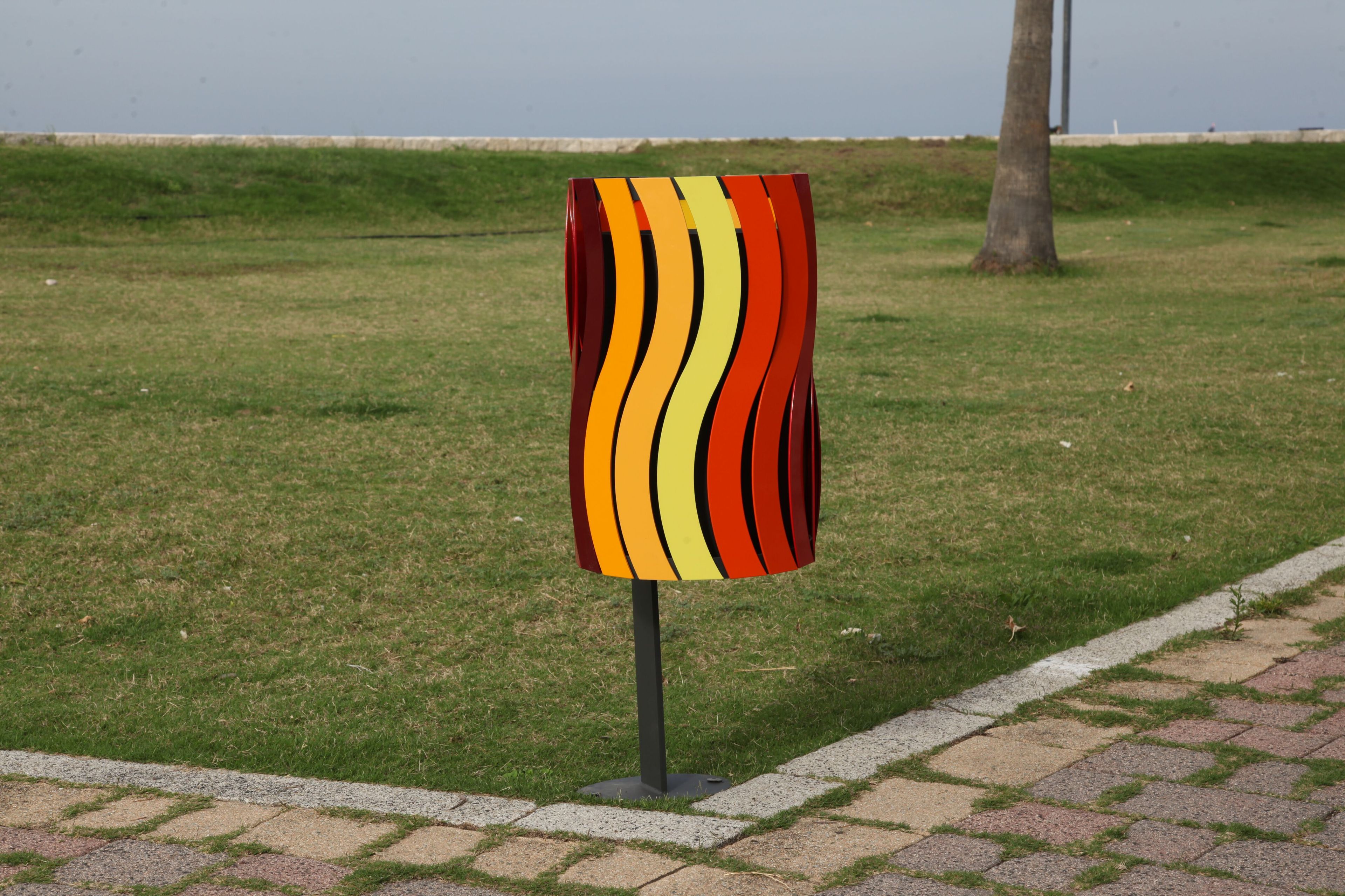 Наружная стальная стойка для мусора CITYSì ASTERIX ARCH-00106475 - Вид №6