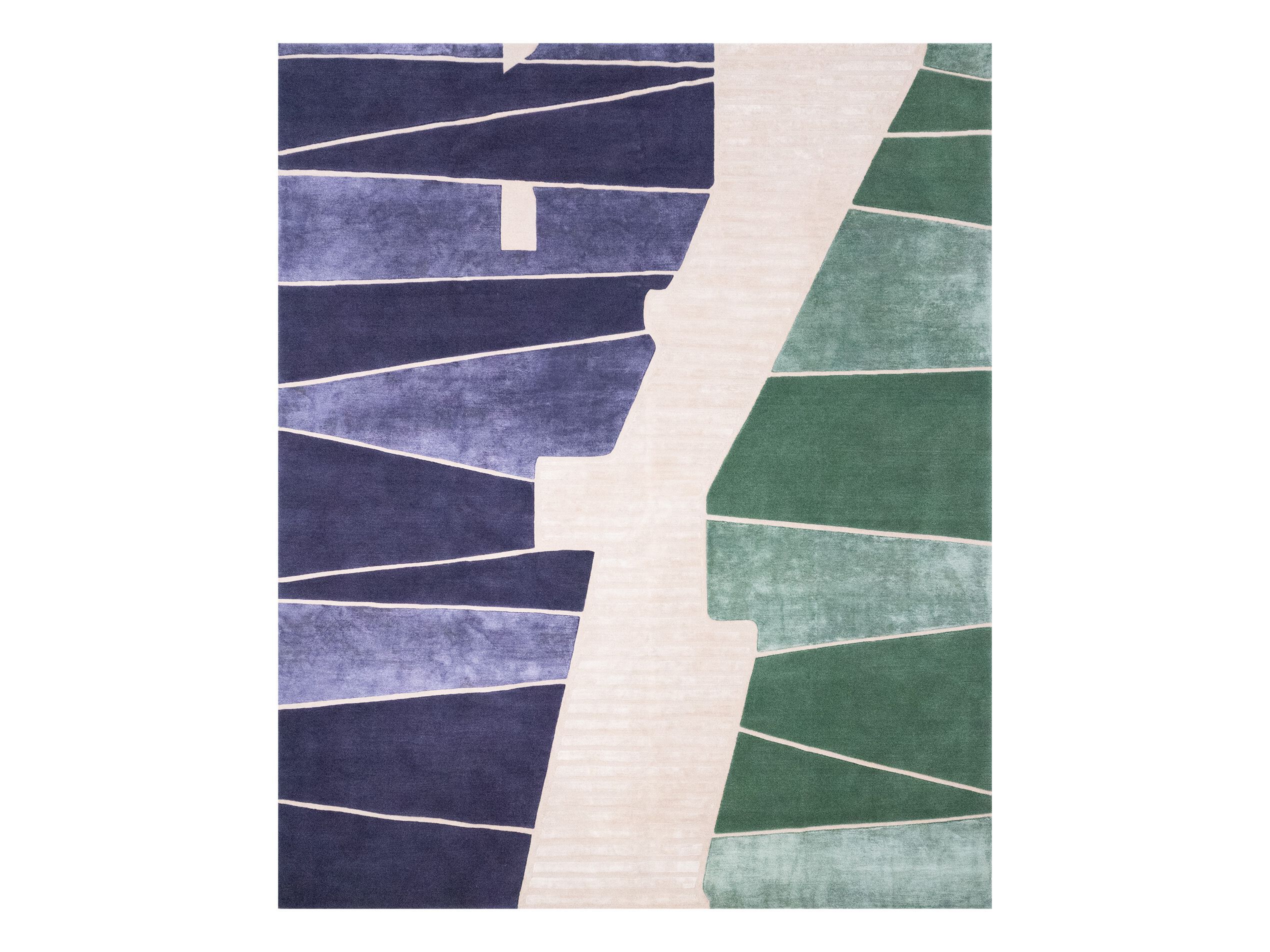 Прямоугольный ковер ручной работы Tapis Rouge Ambiance ARCH-00037797