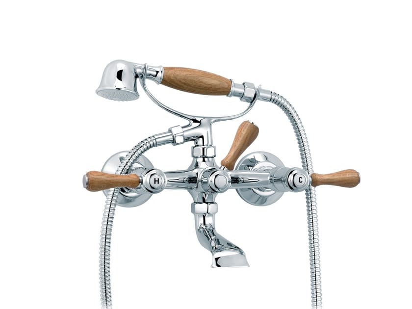 Смеситель для ванны с 2 отверстиями и ручным душем rvb 1935 WOOD ARCH-00096855