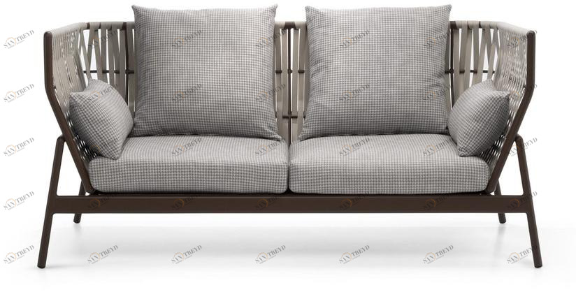 RODA 2-местный садовый диван из полиэстера Piper sun-id-1368466